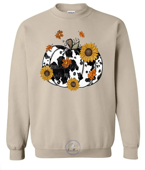 Cow Pumpkin Fall Design - RTS