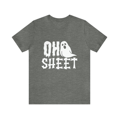 Oh Sheet White Ghost Unisex Jersey Short Sleeve Tee