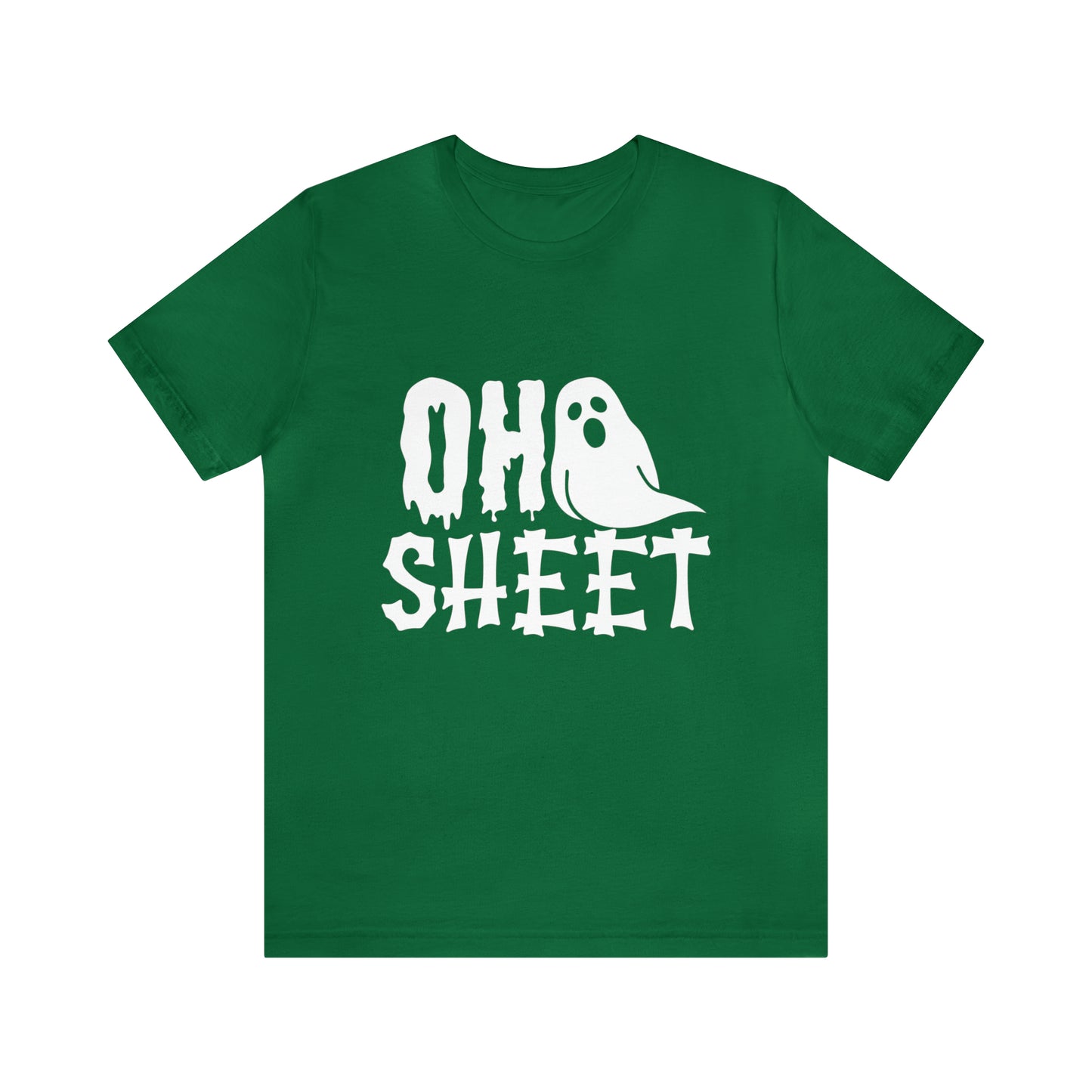 Oh Sheet White Ghost Unisex Jersey Short Sleeve Tee