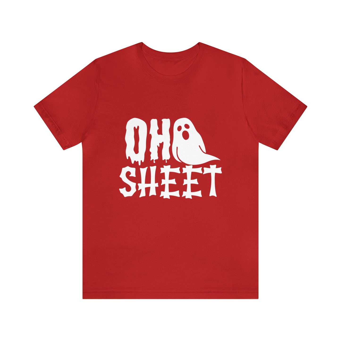 Oh Sheet White Ghost Unisex Jersey Short Sleeve Tee