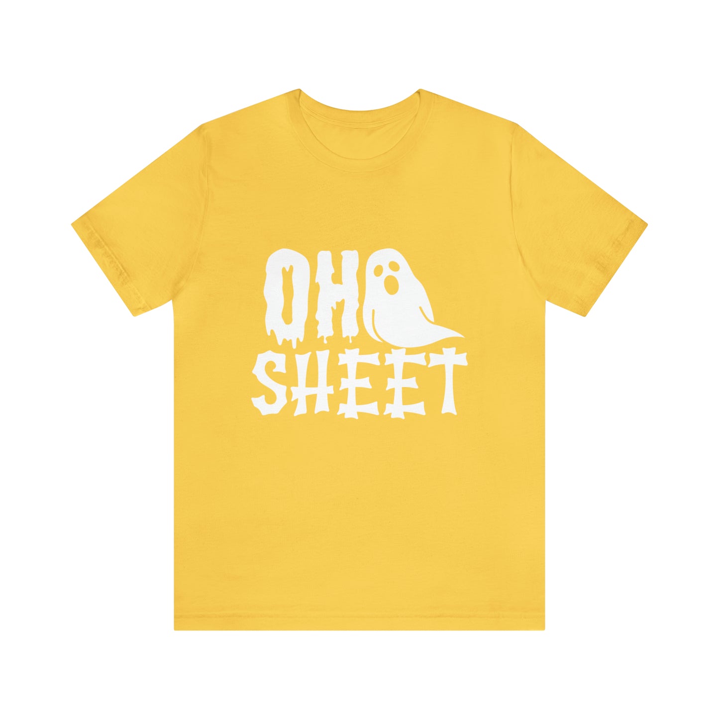 Oh Sheet White Ghost Unisex Jersey Short Sleeve Tee