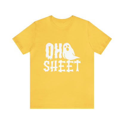 Oh Sheet White Ghost Unisex Jersey Short Sleeve Tee