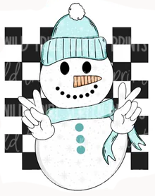 Youth Peace Snowman Design