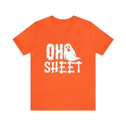 Oh Sheet White Ghost Unisex Jersey Short Sleeve Tee