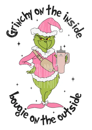 Grinchy Bougie Christmas Design - RTS