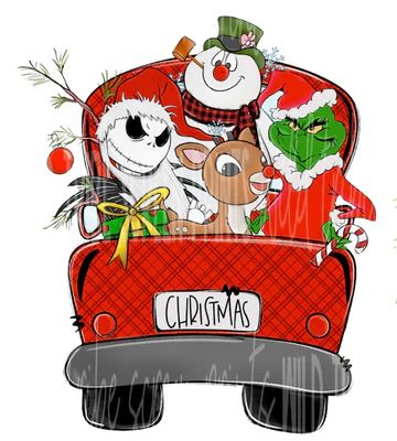 Red Truck Christmas Design - RTS