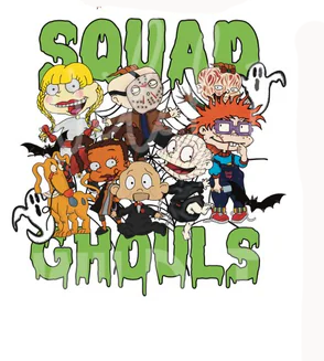 Youth Rug Rats Ghouls Design