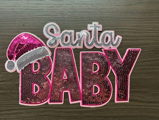 Santa Baby Sequin Design - RTS