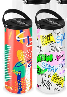 Custom 20 oz Tumblers with Handle Sports Skinny Insulated Tumblers